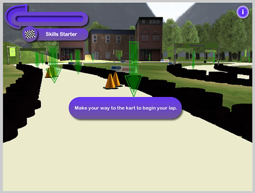 Do a lap and watch some of the media content